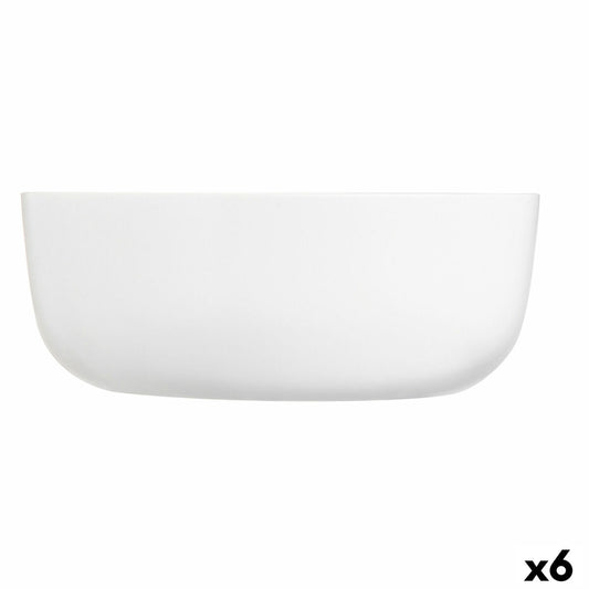 Bowl Luminarc Diwali White Glass 17,8 cm (6 Units) Luminarc