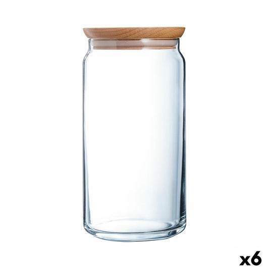 Jar Luminarc Pav Transparent Glass (1,5 L) (6 Units) Luminarc