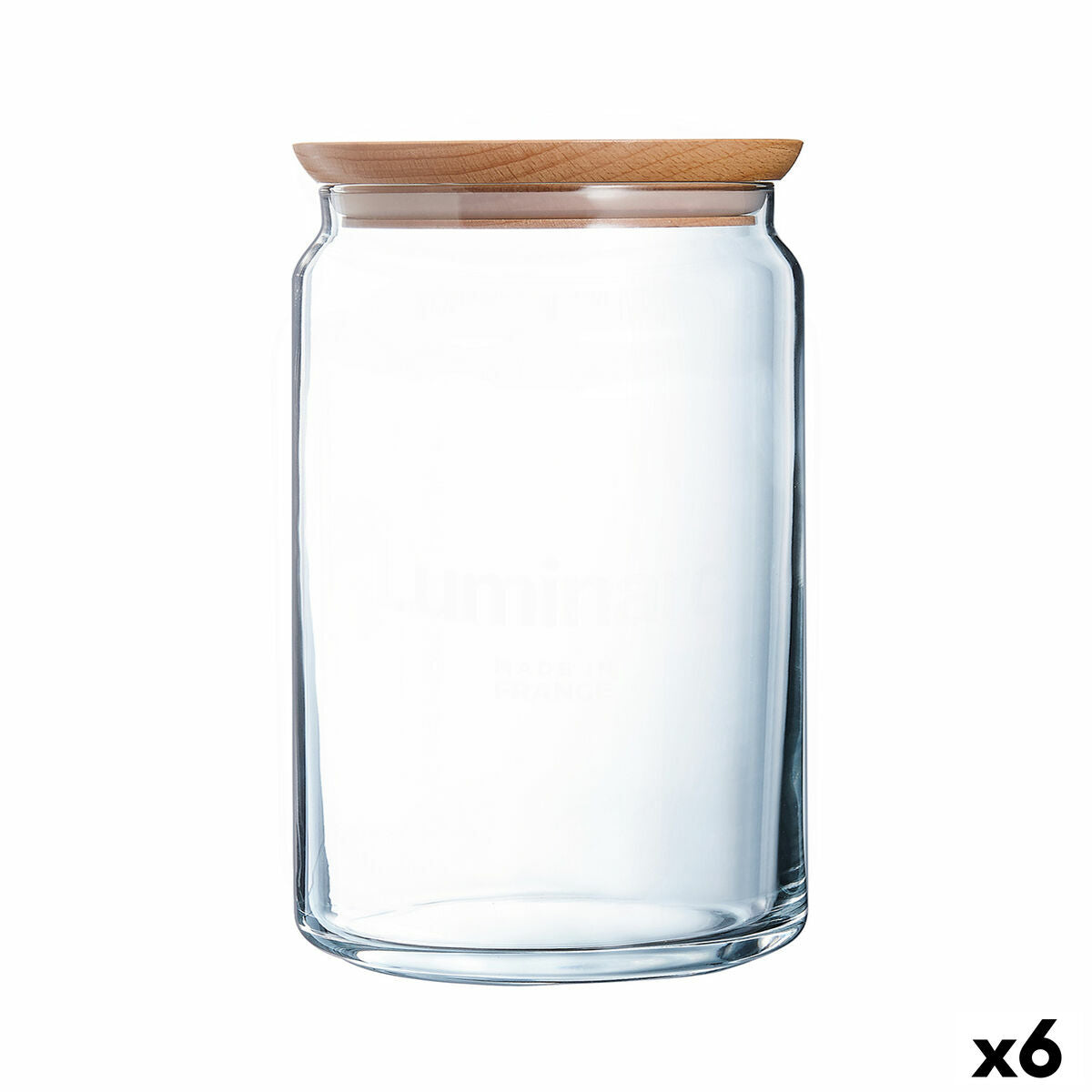 Jar Luminarc Pav Transparent Glass (2 L) (6 Units) Luminarc