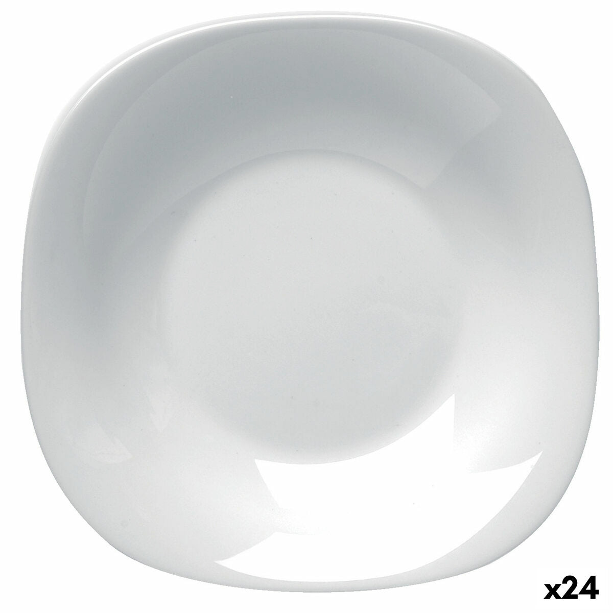 Deep Plate Bormioli Rocco Parma Glass (23 cm) (24 Units) Bormioli Rocco