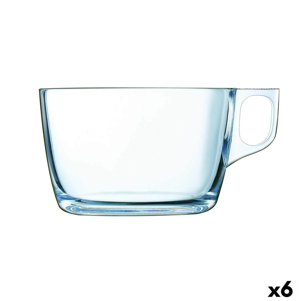 Cup Luminarc Nuevo Large Transparent Glass (500 ml) (6 Units) Luminarc