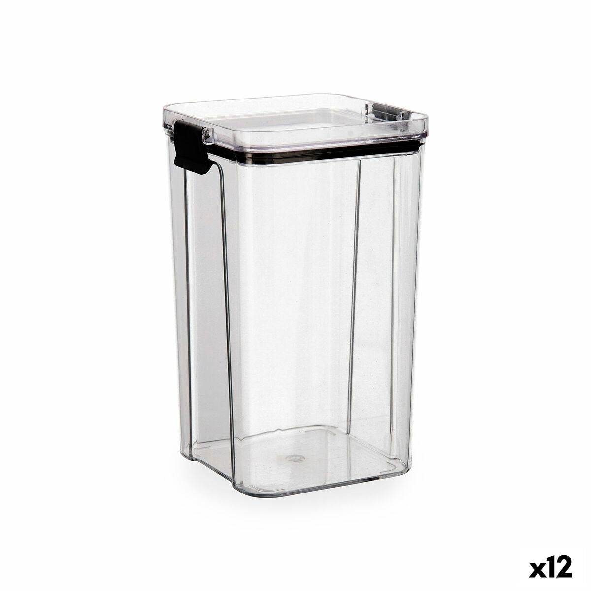 Food Preservation Container Quid Cocco Transparent Plastic 1,3 L (12 Units) Quid