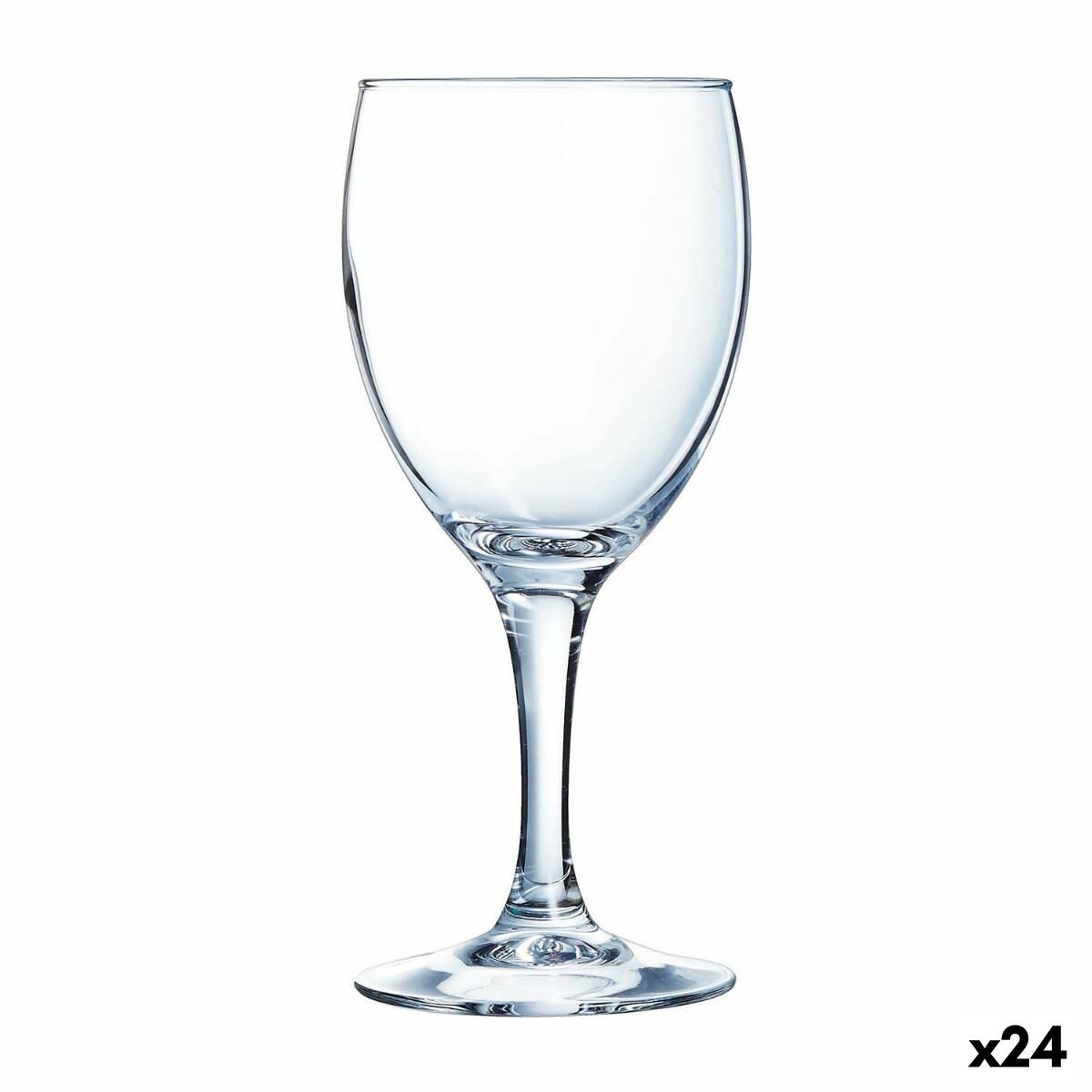 Wineglass Luminarc Elegance Transparent Glass 250 ml Water (24 Units) Luminarc