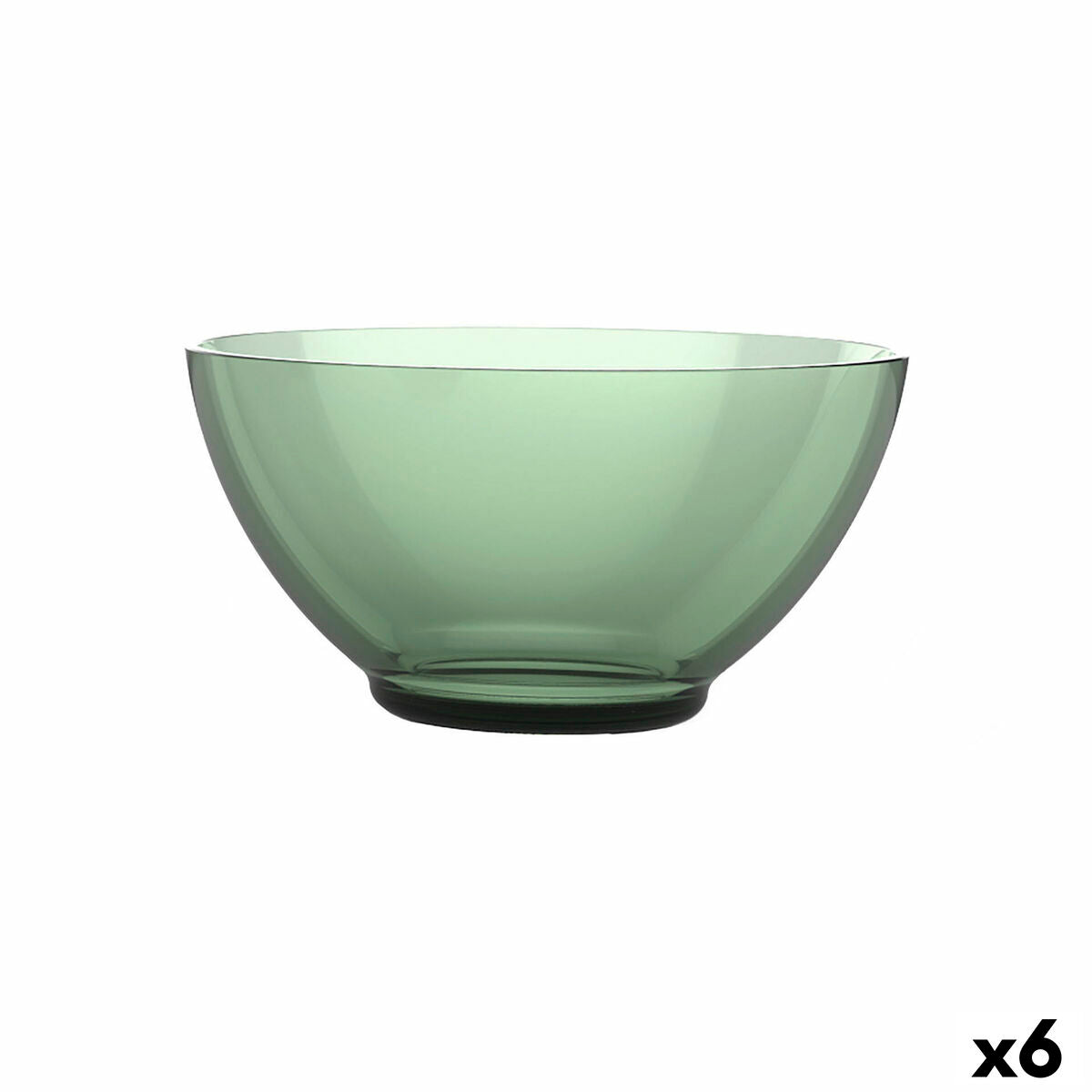 Bowl Luminarc Alba Green Glass 500 ml (6 Units) Luminarc