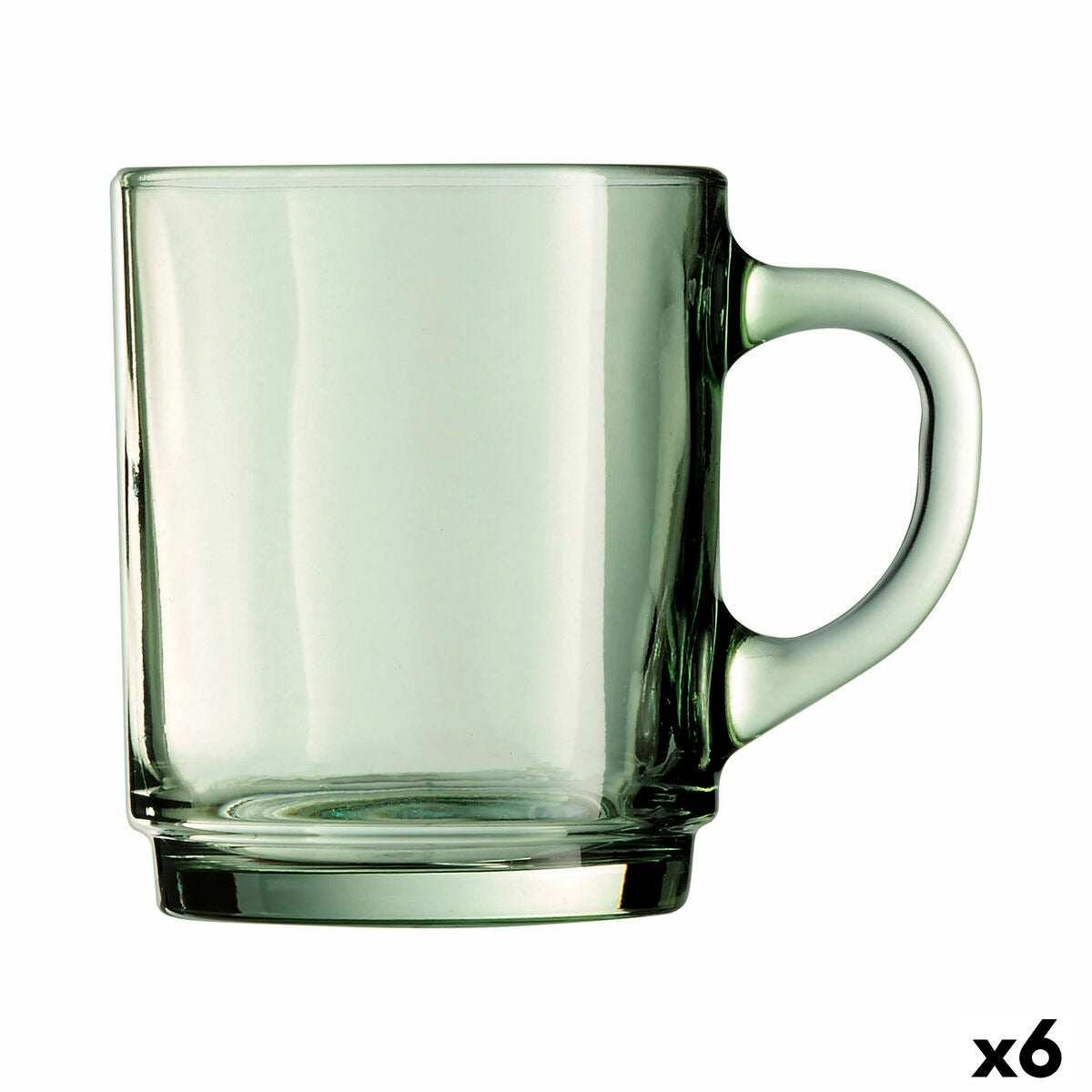 Cup Luminarc Alba Green Glass 250 ml (6 Units) Luminarc