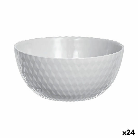 Bowl Luminarc Pampille Grey Glass 13 cm (24 Units) Luminarc