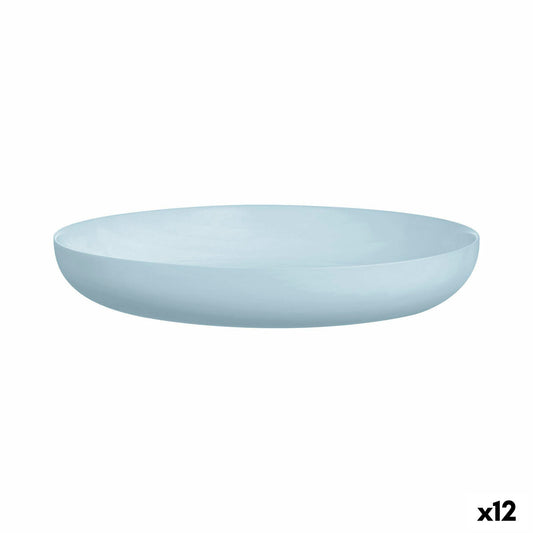 Deep Plate Luminarc Diwali Paradise Blue Glass 29 cm (12 Units) Luminarc