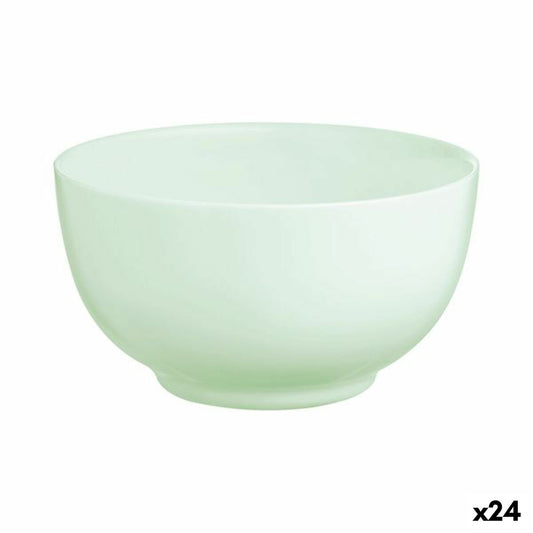 Bowl Luminarc Diwali Paradise Green Glass 14,5 cm (24 Units) Luminarc