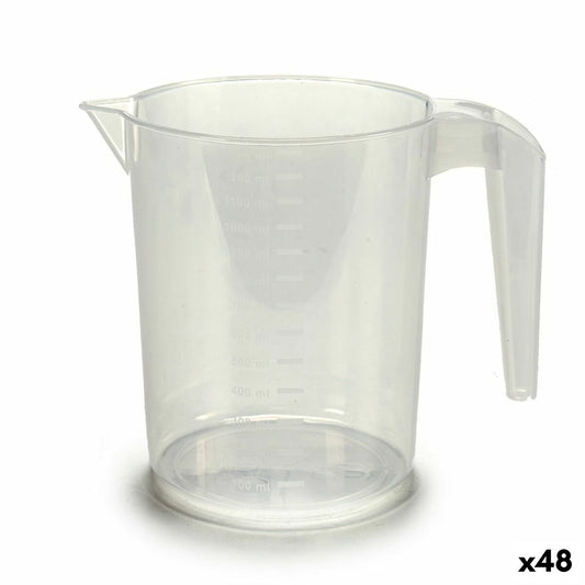 Measuring Jug 1,3 L Plastic (48 Units) BigBuy Home