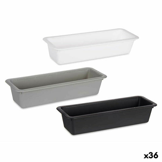 Cutlery Organiser Natural rubber polypropylene (36 Units) (8,5 x 5 x 24 cm) Kinvara