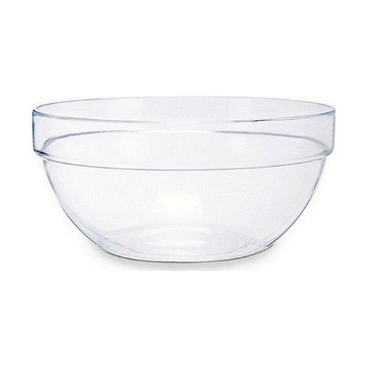 Bowl Transparent Glass (250 ml) (6 Units) Vivalto