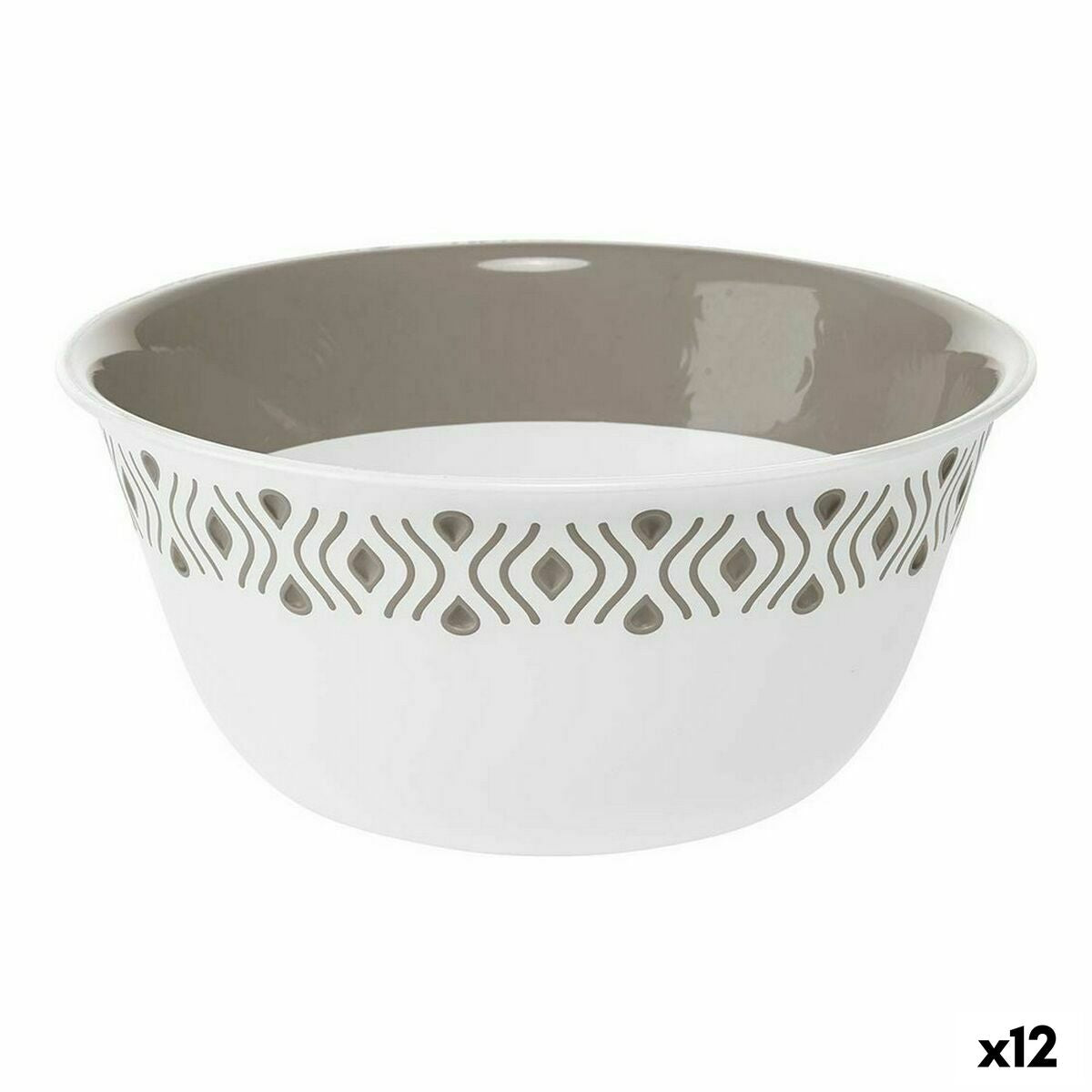 Bowl Stefanplast Tosca Beige Plastic 19 x 9 x 19 cm (12 Units) Stefanplast