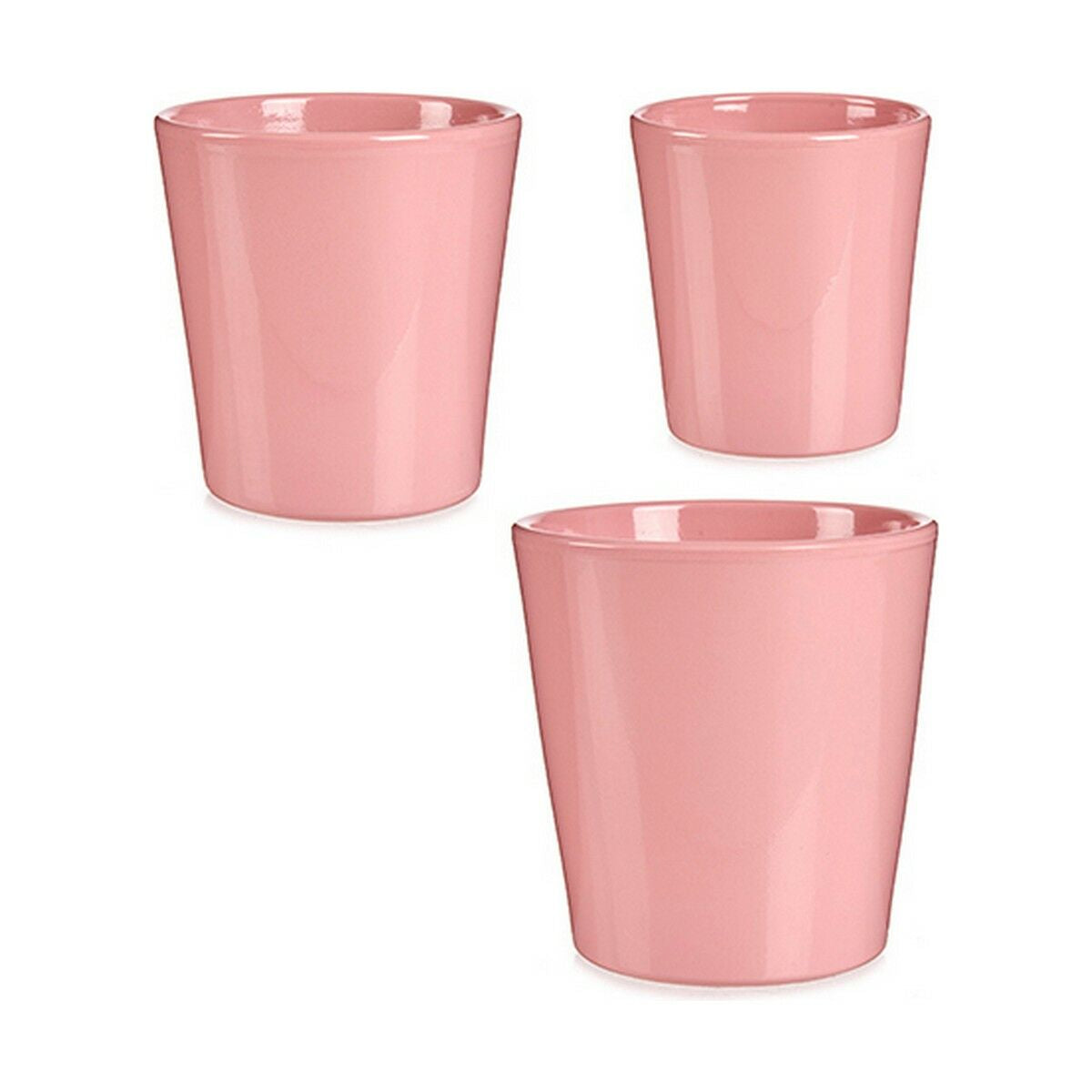 Set of pots Ibergarden LINCE PQ - 3015 Pink Clay (6 Units) Ibergarden