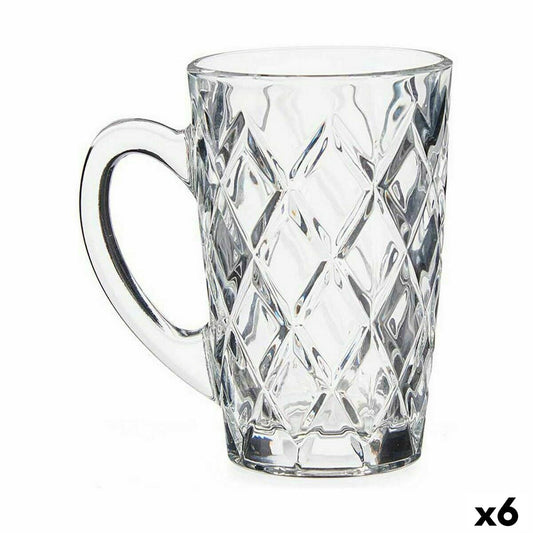 Cup Transparent Glass 6 Units (170 ml) Vivalto