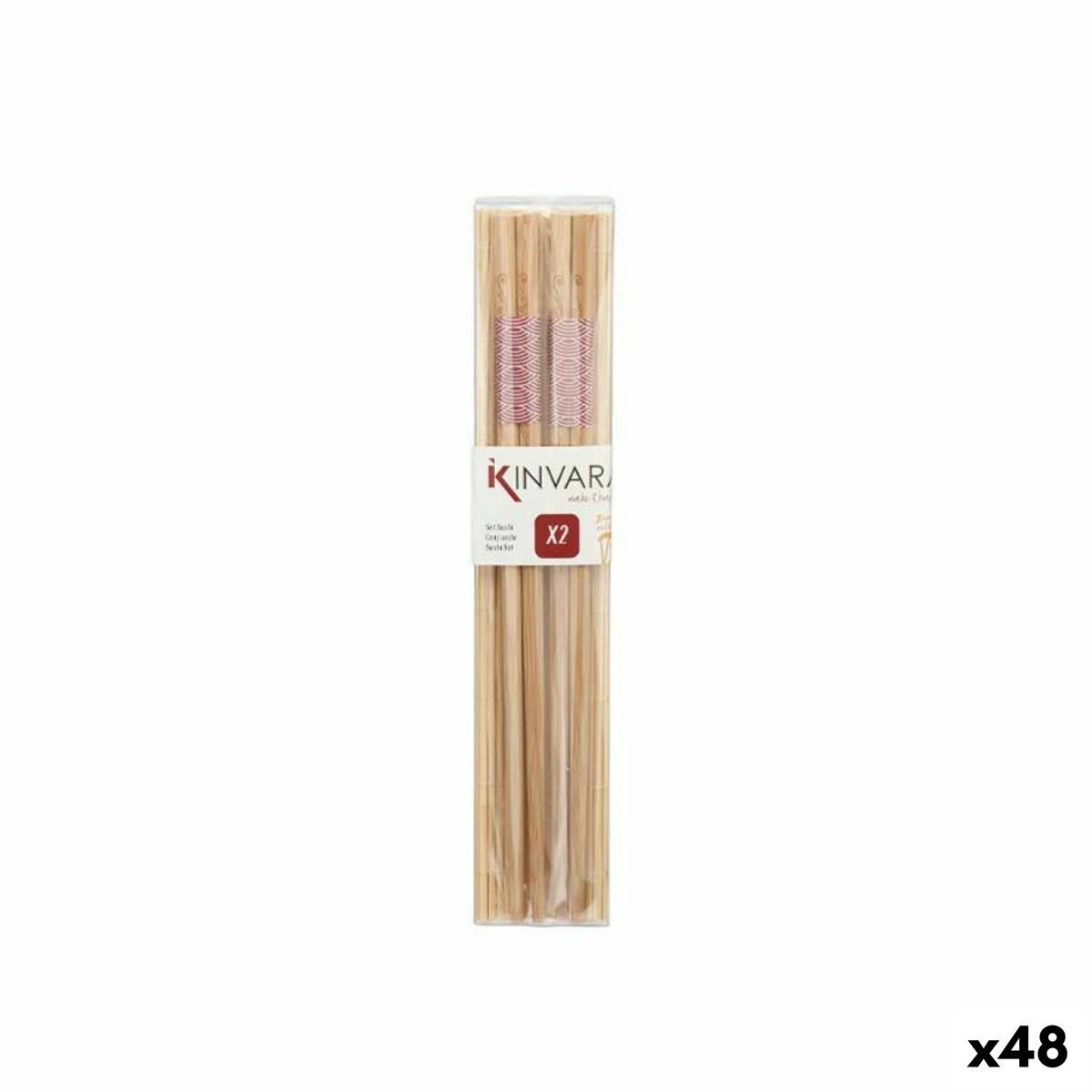 Sushi Set Brown Bamboo (48 Units) Kinvara