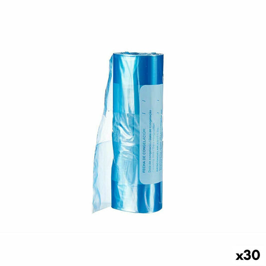 Freezer bag 22 x 35 cm Blue Polyethylene 30 Units Leknes