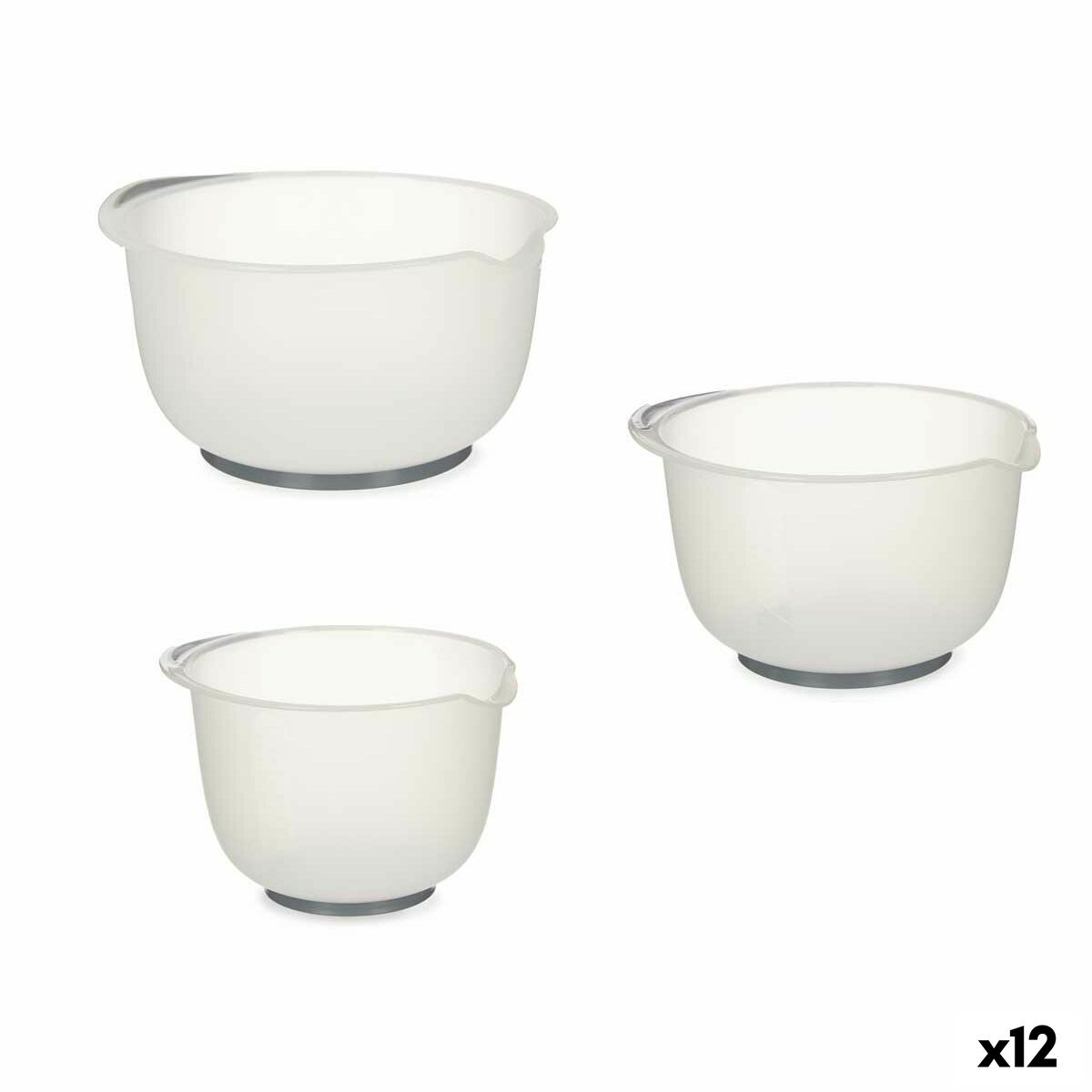 Measuring Bowl Set polypropylene TPE (12 Units) Kinvara