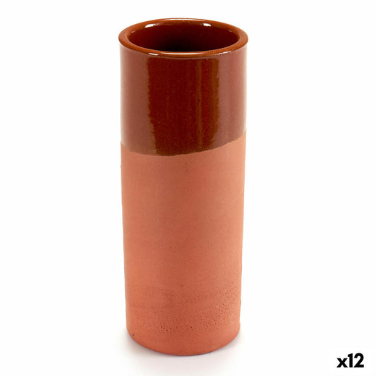 Glass Baked clay 12 Units 330 ml La Dehesa