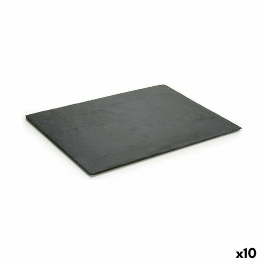 Snack tray Black Board 40 x 0,5 x 30 cm (10 Units) Kinvara