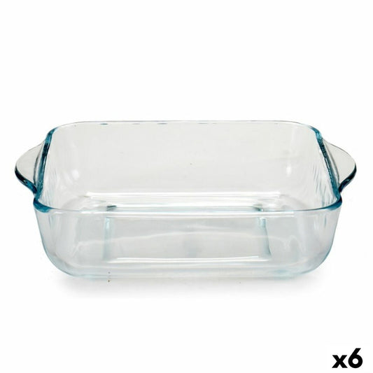 Baking tray Borcam With handles 1,9 L 22 x 6 x 25,5 cm (6 Units) Pasabahce