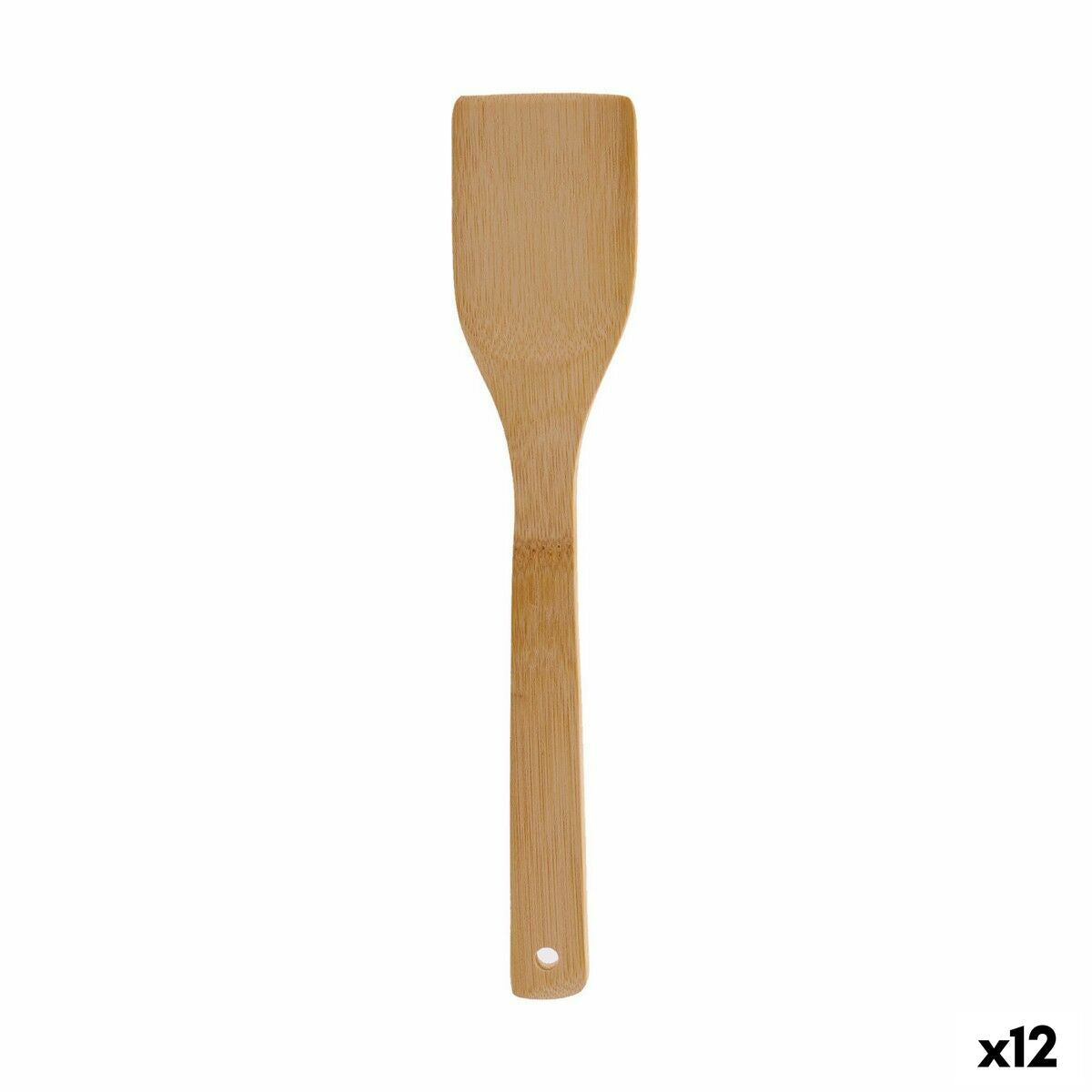 Kitchen Spatula 30 x 6,3 x 0,6 cm Wood Bamboo (12 Units) Kinvara