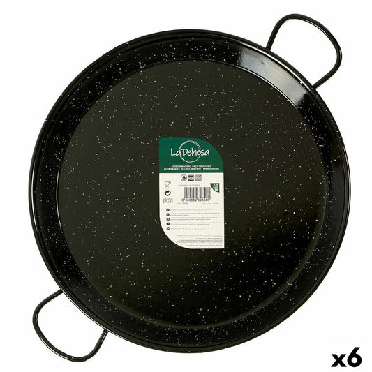 Pan Ø 38 cm Enamelled Steel (6 Units) La Dehesa