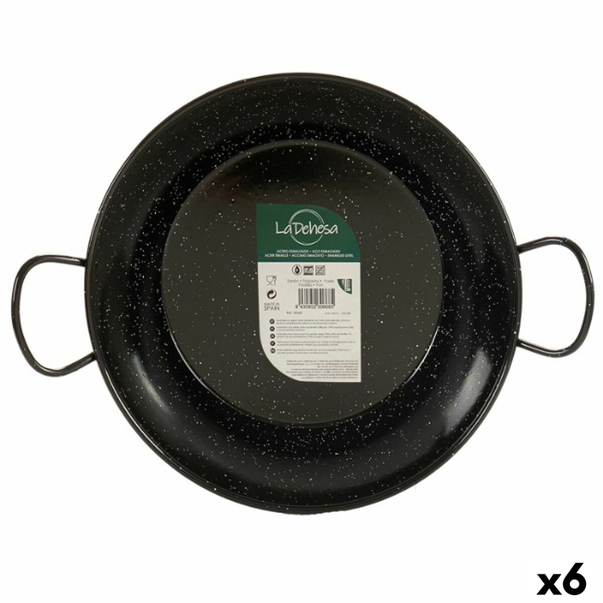 Paella Pan Ø 28 cm Enamelled Steel La Dehesa