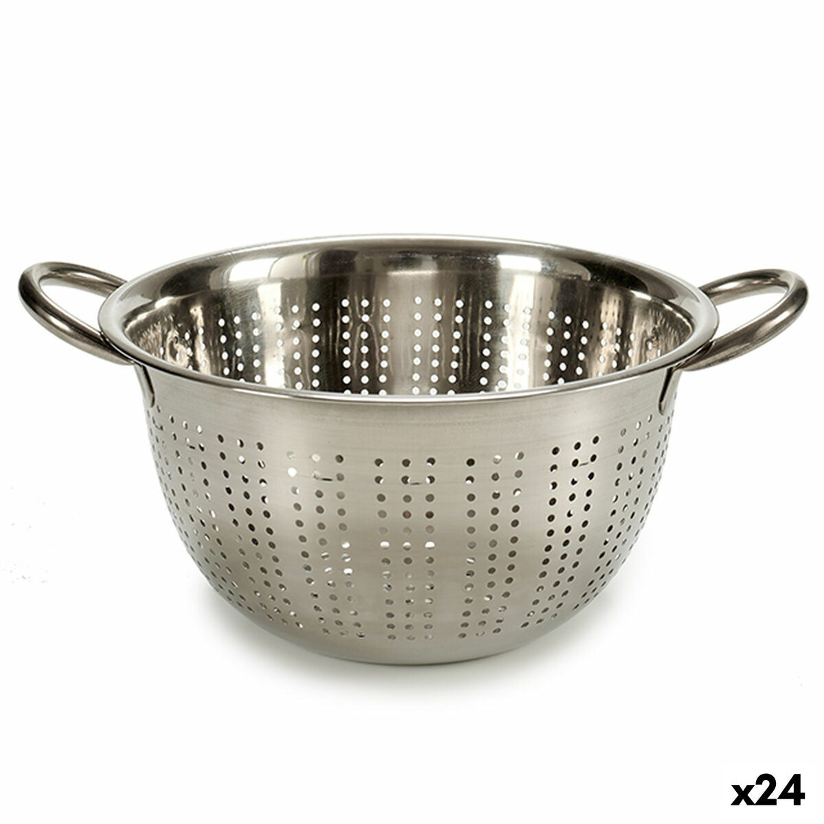 Strainer Silver Stainless steel 24 x 12,5 x 30,5 cm (24 Units) Kinvara