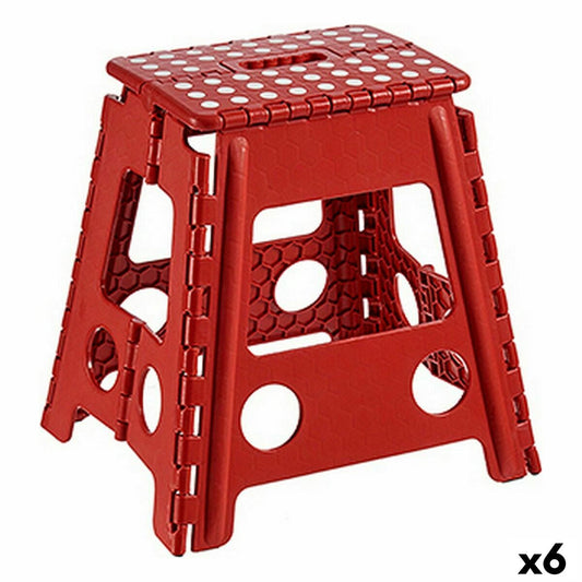 Folding Stool Kipit CH27015-1-1 Plastic 39 x 22 x 29 cm (6 Units) Kipit