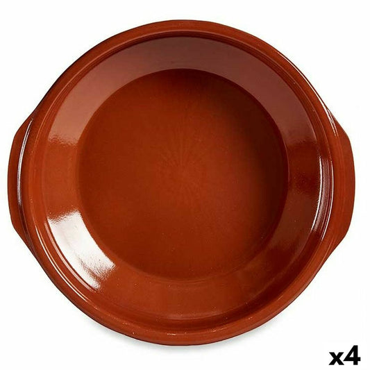 Saucepan Ø 38 cm Baked clay (4 Units) La Dehesa