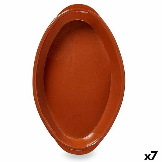 Oven Dish Baked clay 7 Units 39,5 x 5,5 x 24 cm La Dehesa