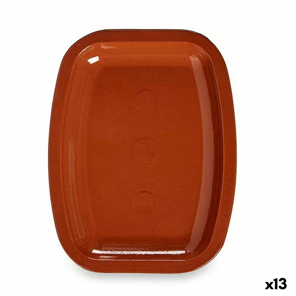 Oven Dish Baked clay 13 Units 26 x 2,5 x 20,5 cm La Dehesa