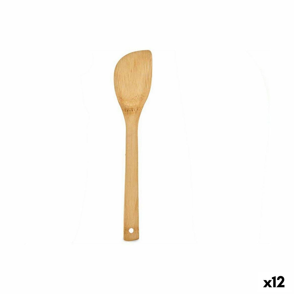 Kitchen Spatula 0,8 x 30 x 6 cm Bamboo (12 Units) Kinvara