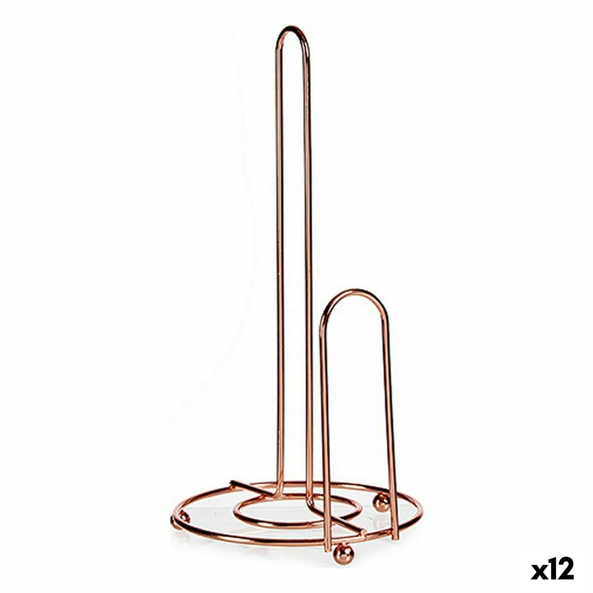 Kitchen Paper Holder Copper Steel 15,5 x 32 x 16 cm (12 Units) Kinvara