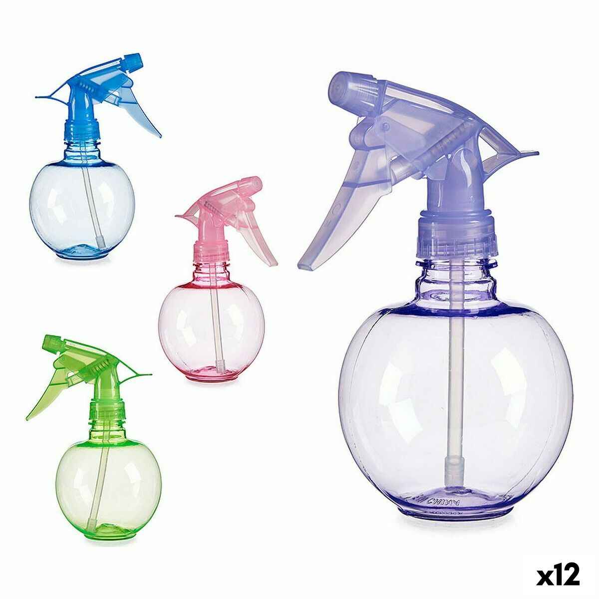 Sprayer Blue Green Purple Pink Plastic 350 ml (12 Units) Berilo