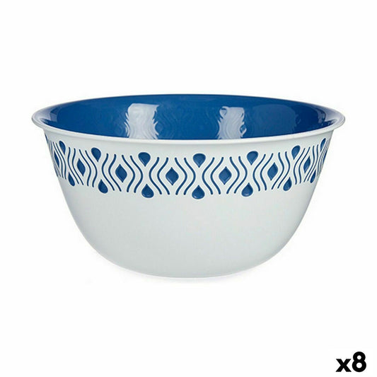 Salad Bowl Stefanplast Tosca Blue Plastic 29 x 13 x 29 cm (8 Units) Stefanplast