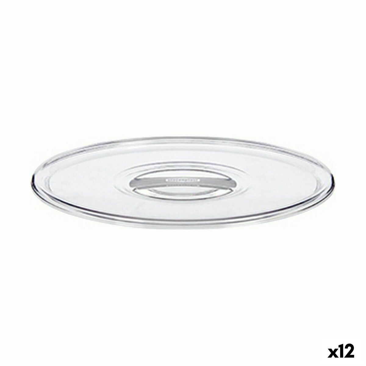 Cover Stefanplast Tosca Transparent Plastic 23,5 x 2 x 23,5 cm (12 Units) Stefanplast