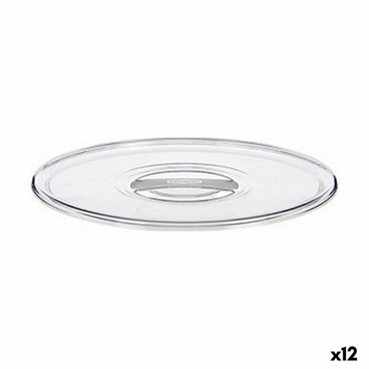 Cover Stefanplast Tosca Transparent Plastic 23,5 x 2 x 23,5 cm (12 Units) Stefanplast