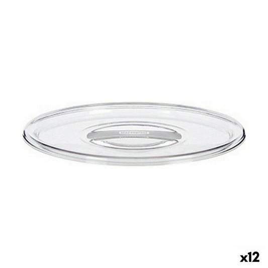 Cover Stefanplast Tosca Transparent Plastic 19,5 x 2 x 19,5 cm (12 Units) Stefanplast