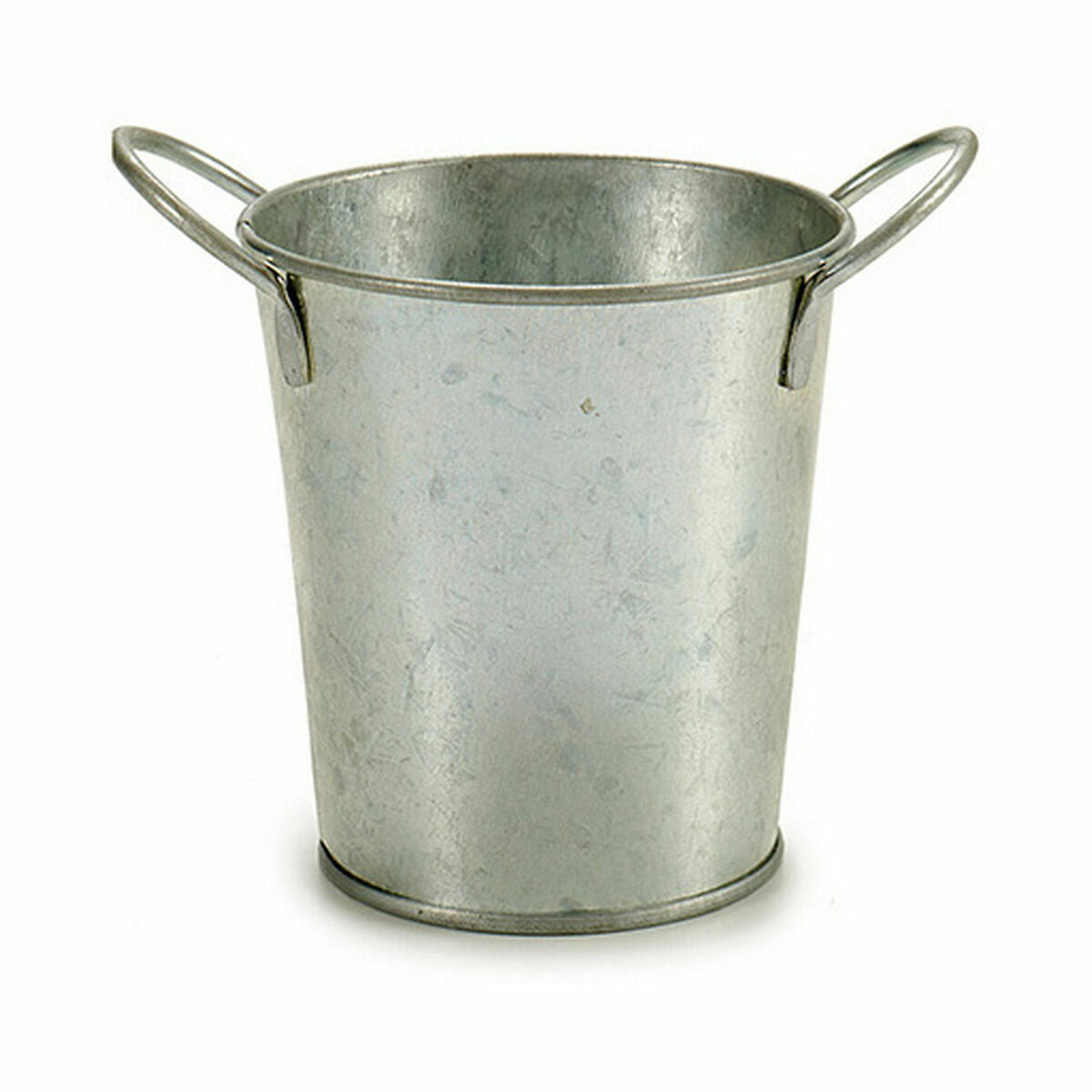 Planter Ibergarden A52000-B Silver Zinc Bucket 16 x 12 x 11 cm (72 Units) Ibergarden