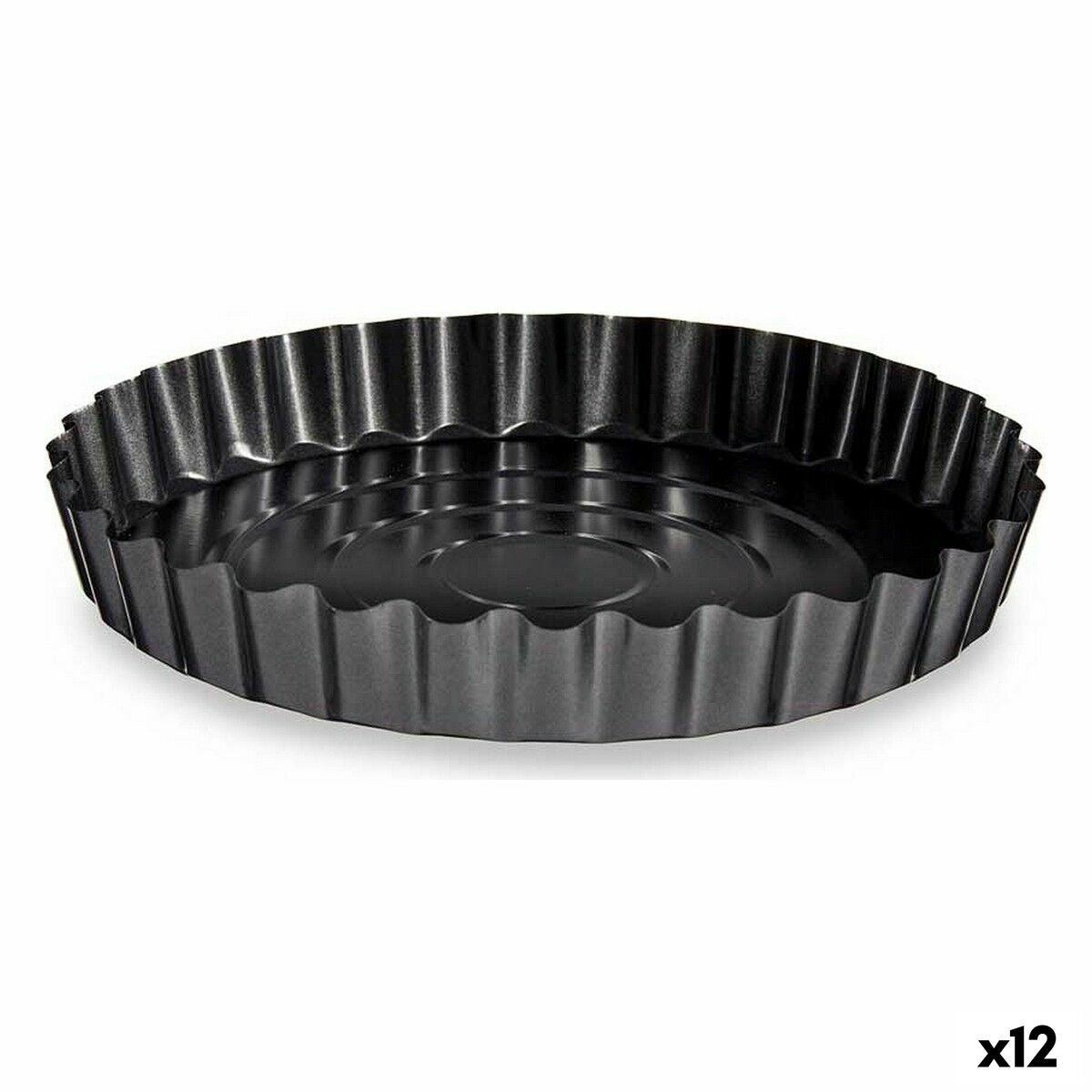 Oven Mould Ø 28 cm Metal Dark grey Carbon steel (12 Units) Kinvara