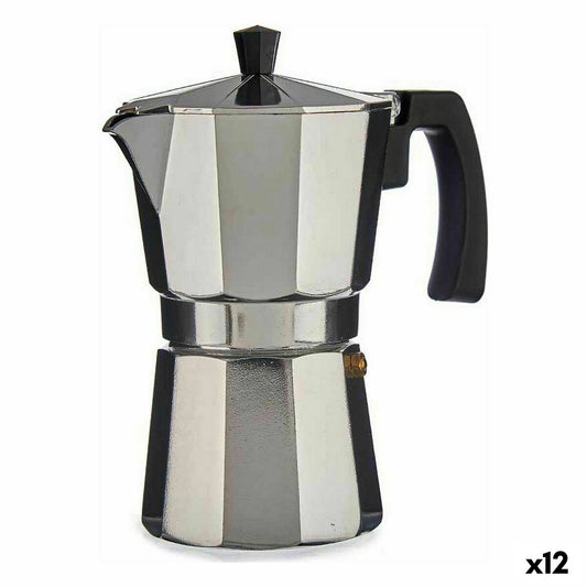 Italian Coffee Pot A11RA-300 Silver Aluminium 150 ml (12 Units) Kinvara