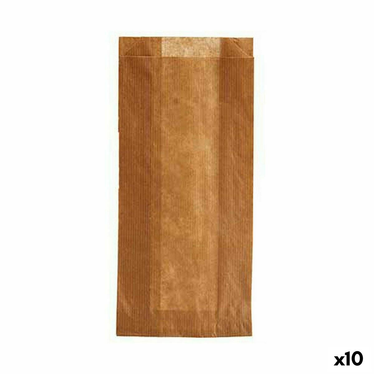 Reusable Food Bag Set Compostable 12 x 27 cm Cellulose (10 Units) Kinvara