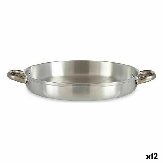 Pan Ø 30 cm Silver Aluminium (12 Units) Kinvara