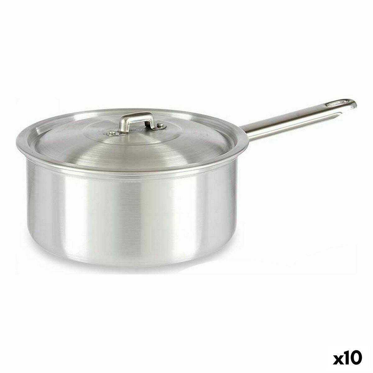 Saucepan with Lid Silver Aluminium 2 L 20 x 12 x 35,5 cm (10 Units) Kinvara