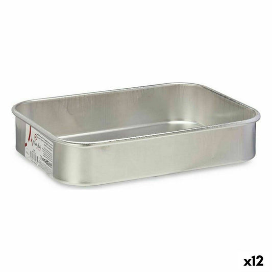 Roasting Tin Ø 18 cm Silver Aluminium (12 Units) Kinvara