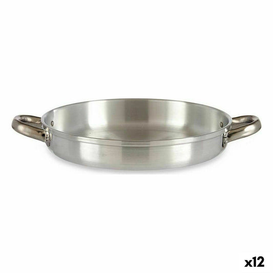 Pan Silver Aluminium 27 x 5 x 35,5 cm (12 Units) Kinvara