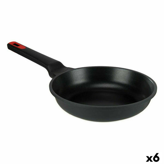 Pan Ø 24 cm Black Aluminium (6 Units) Kinvara