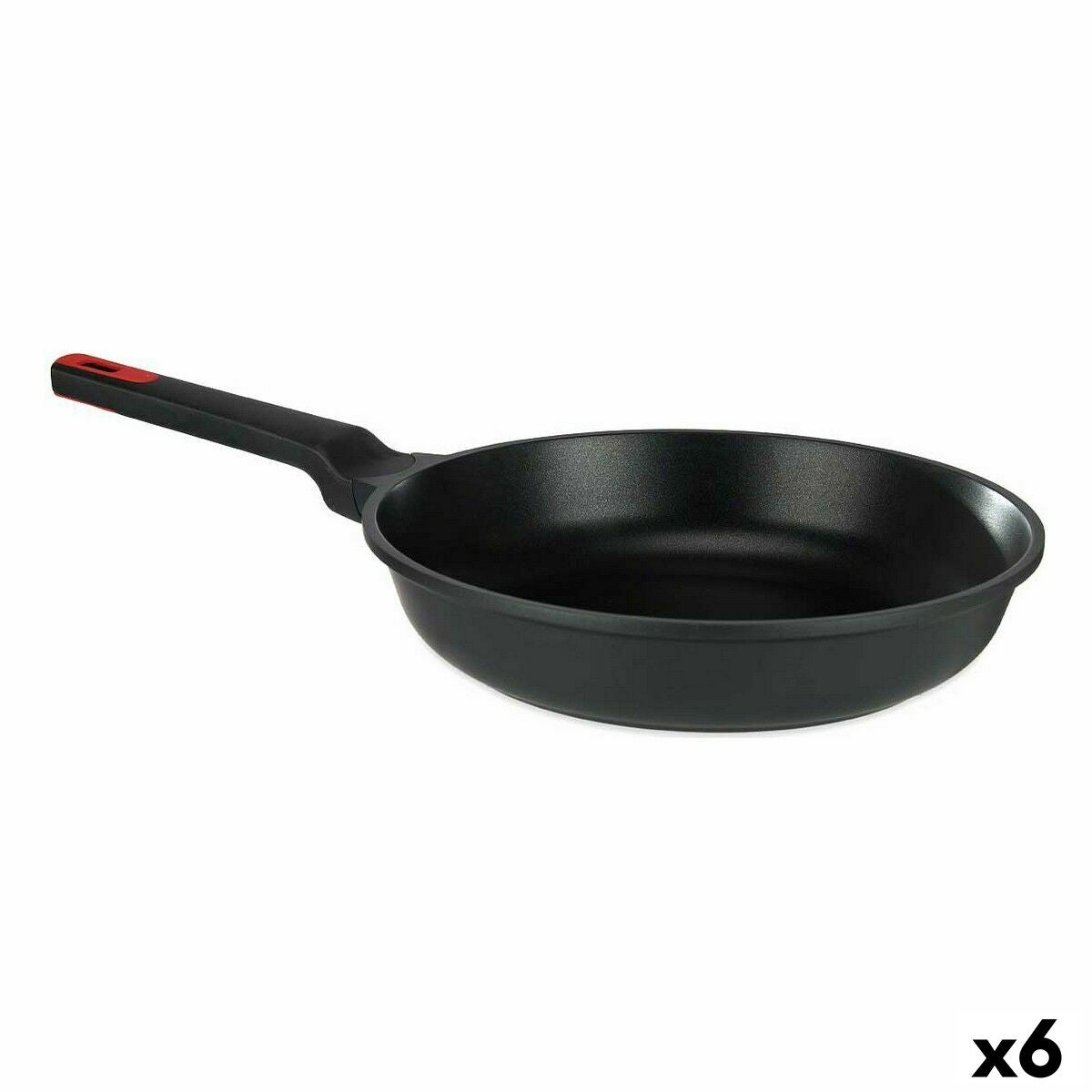 Pan Ø 30 cm Black Aluminium (6 Units) Kinvara