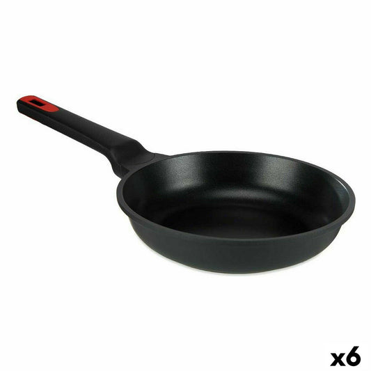 Pan Ø 26 cm Black Aluminium (6 Units) Kinvara